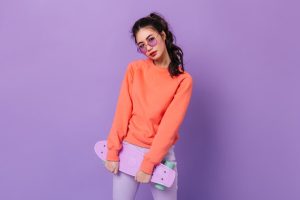turuncu sweat lila