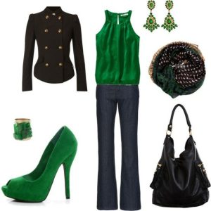 yesil ayakkabi set