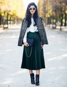 yesil etek kombinasyon