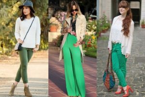 yesil pantolon ustune ne giyilir 1