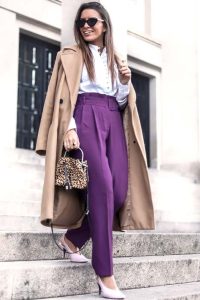 mor pantolon mont trenckot